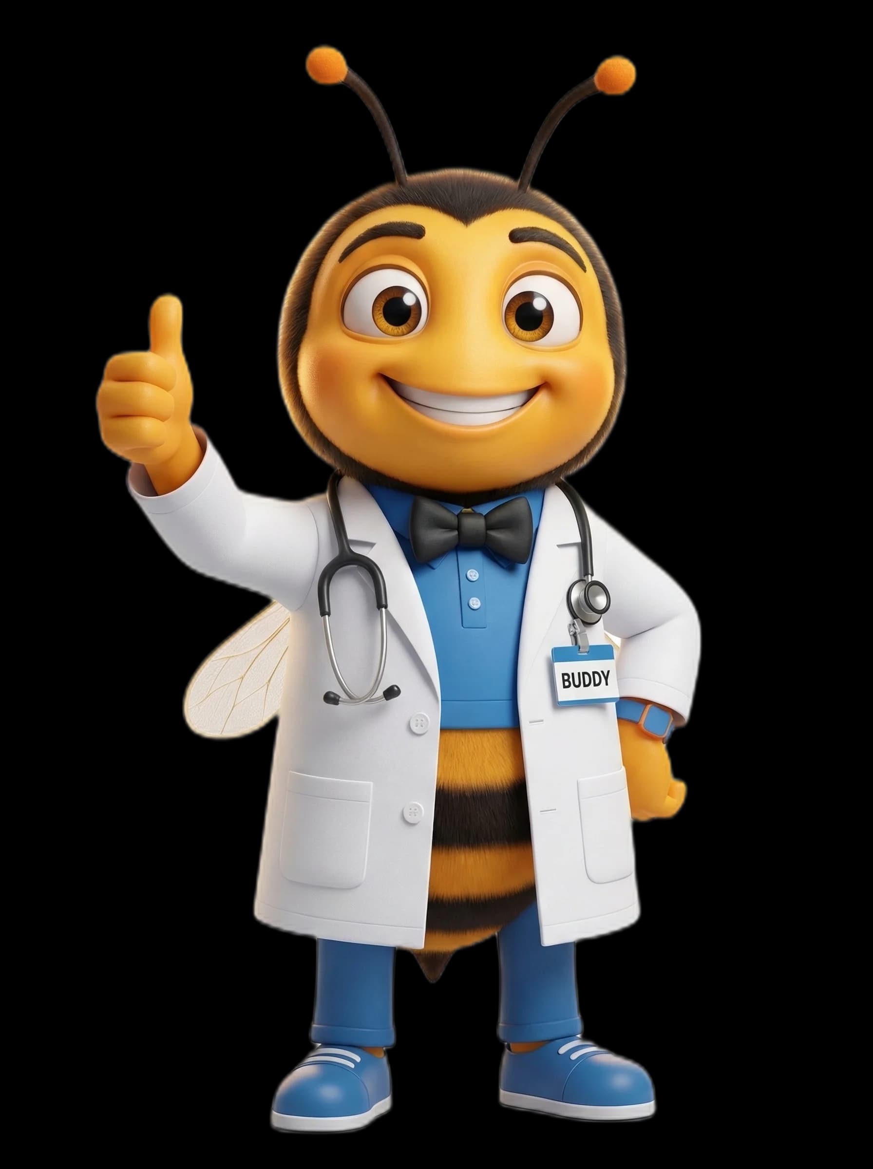 Buddy the Bee giving a thumbs up for the MEAT Criteria Explained: How Coders Decide When a Diagnosis Is Reportable related article