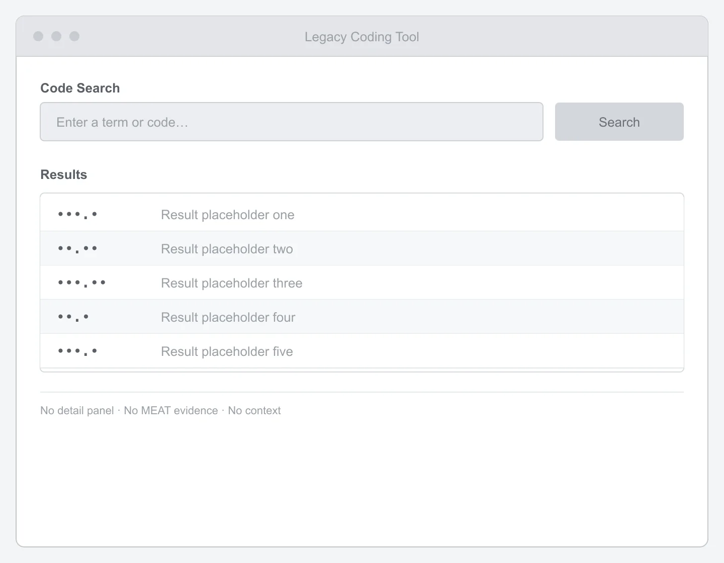 A generic legacy encoder workflow with the HCC buried behind extra steps