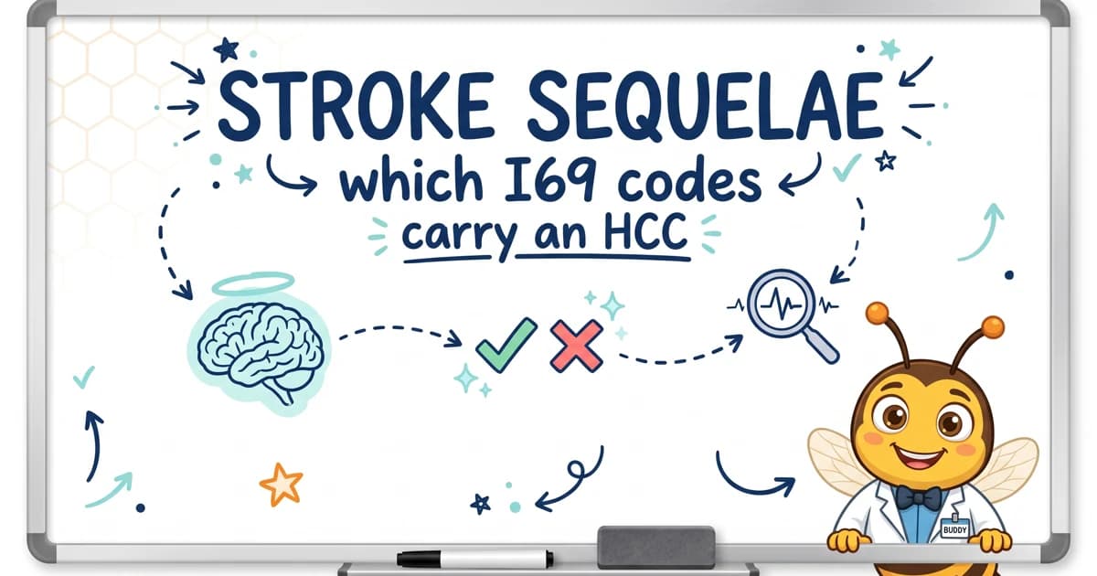Stroke Sequelae in V28: Which I69 Codes Carry an HCC, and Which Capture Nothing
