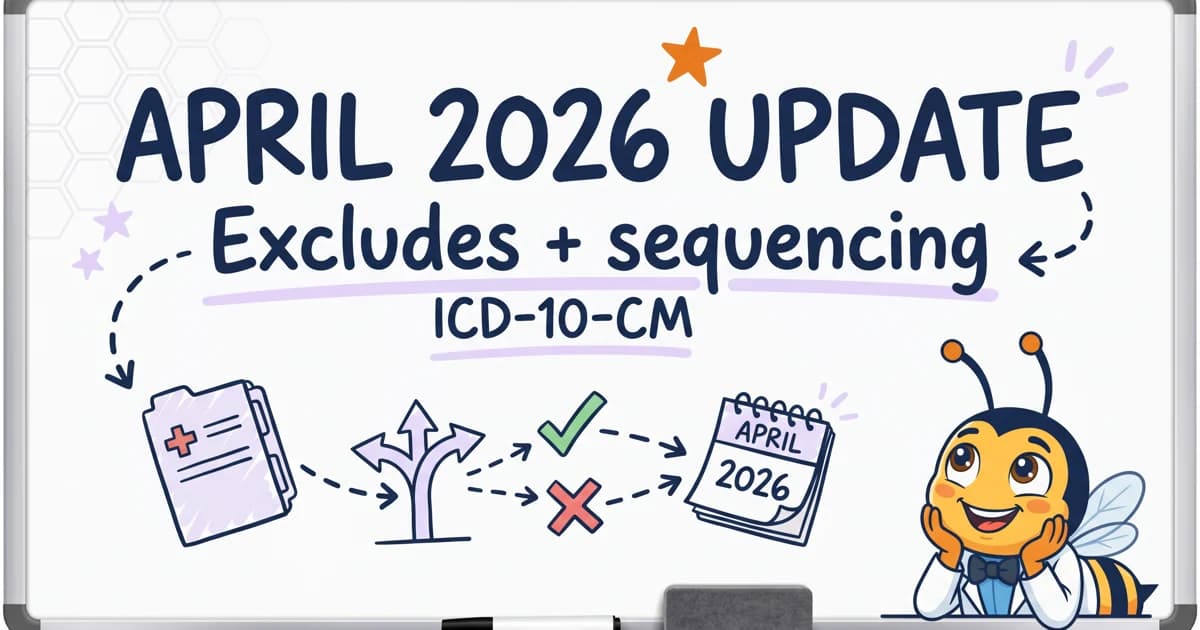 April 2026 ICD-10-CM Update: Excludes & Sequencing Changes