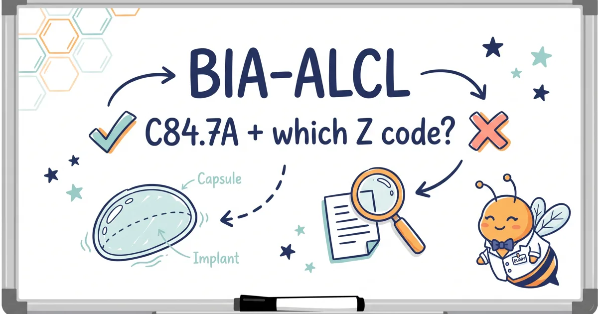 BIA-ALCL ICD-10 Coding: C84.7A, Z98.86, and HCC 19