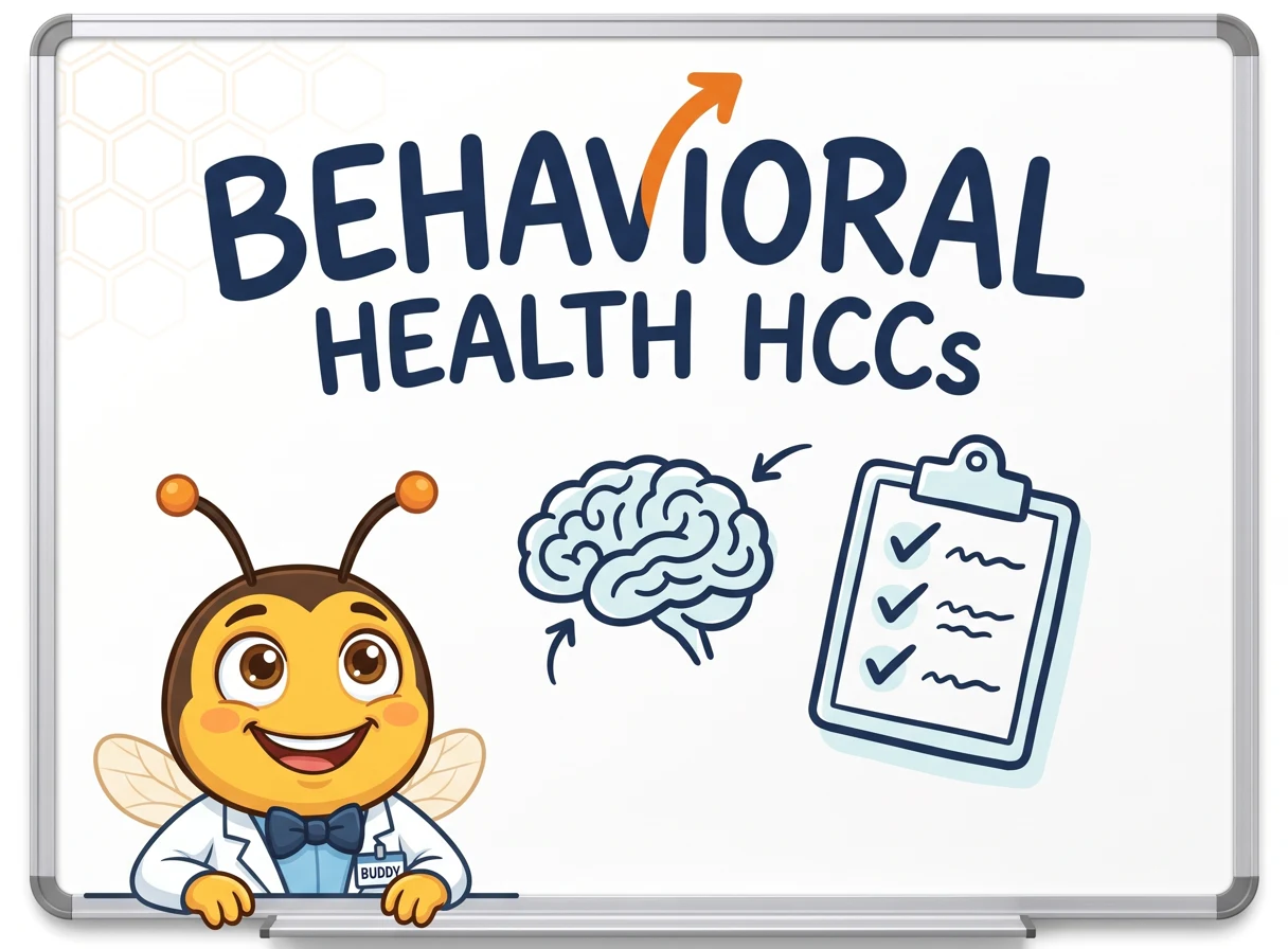 7 Behavioral Health Diagnoses That Carry an HCC Under V28 (and the Specificity That Keeps Them)