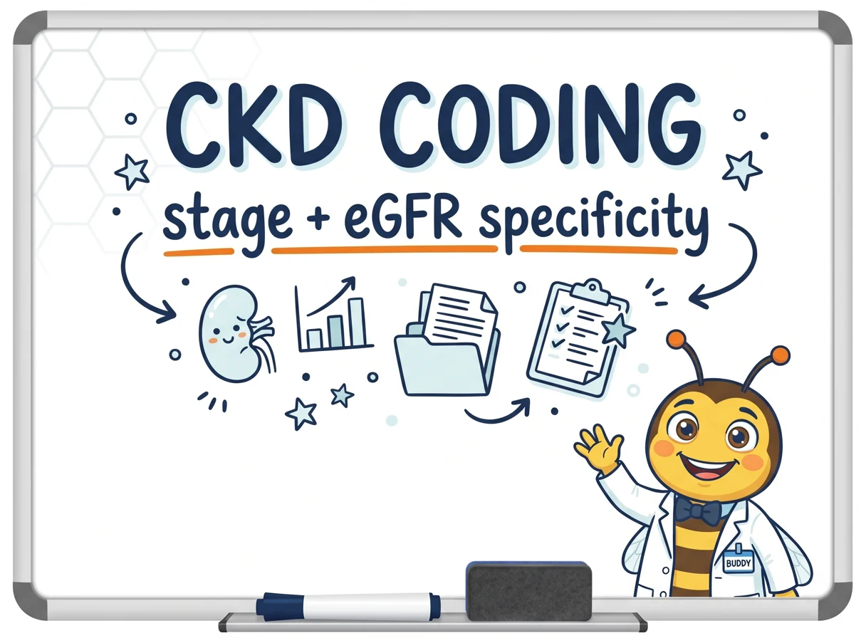 CKD HCC Coding: N18.9 Has No V28 HCC