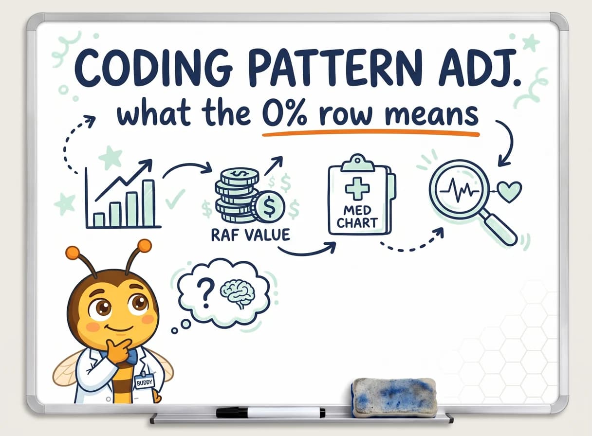 CMS Coding Pattern Adjustment 2027: What the 0% Row on the Fact Sheet Actually Means