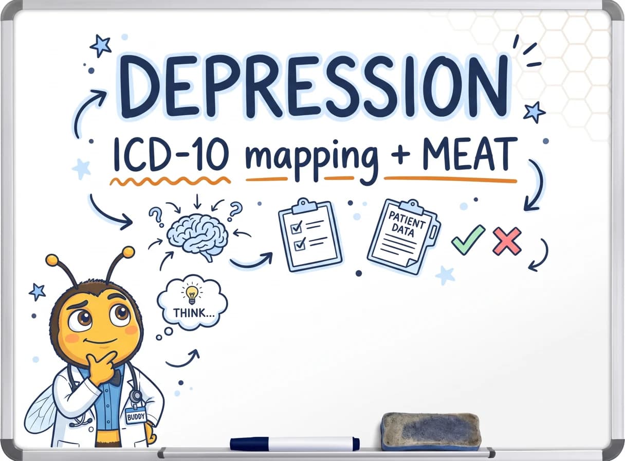 Depression HCC Coding: F32.9 Has No V28 HCC