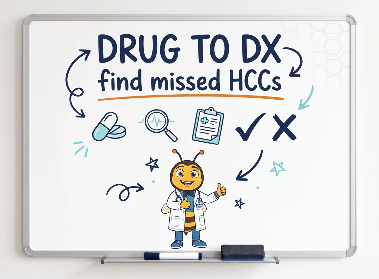 Drug-to-Diagnosis Lookup for Missed HCC Opportunities