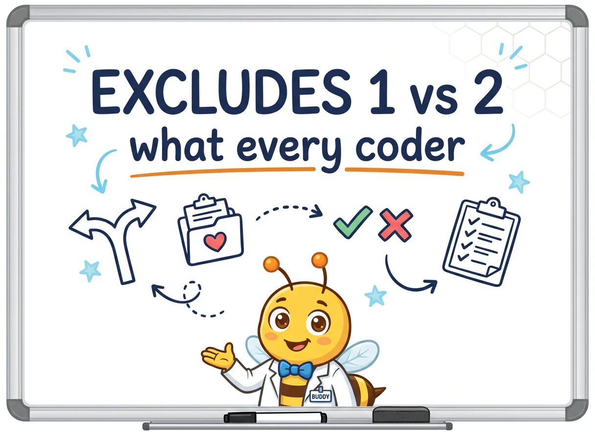Excludes 1 vs Excludes 2 in ICD-10: What Every Coder Needs to Know