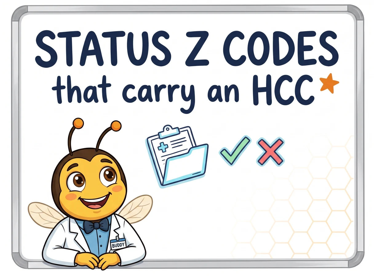 Status (Z) Codes That Carry an HCC Under V28, and the Ones That Don't