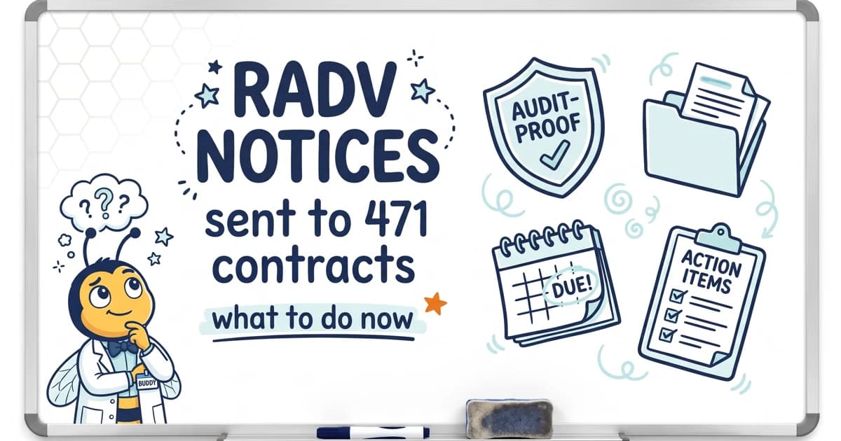 RADV Audit Notices Sent to 471 MA Contracts, What to Do Now