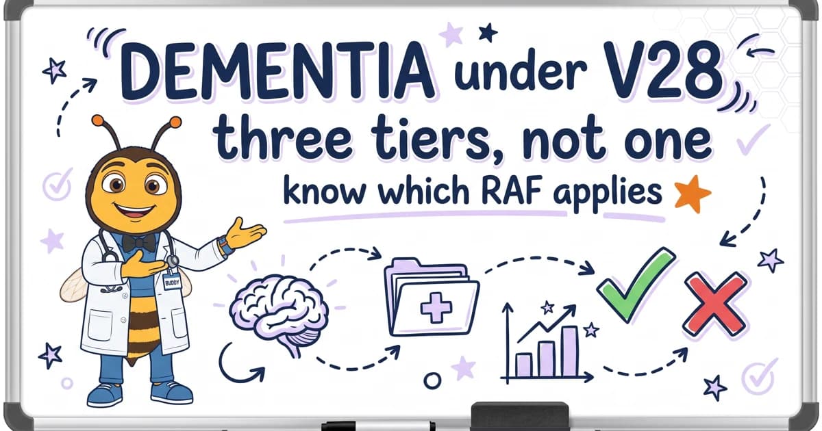 Dementia HCC V28: Three Tiers, Not One