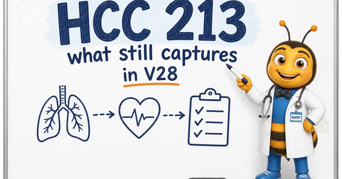 HCC 213 Cardio-Respiratory Failure: What Still Captures in V28