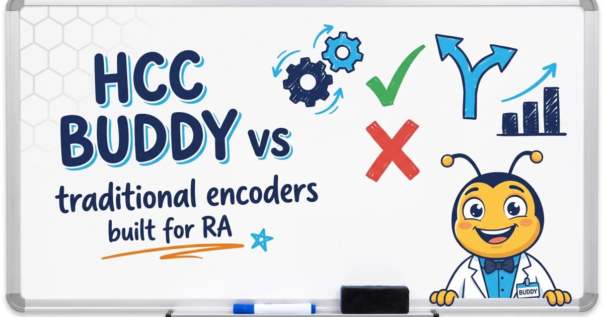 HCC Buddy vs Traditional Encoders: Built for HCC Coders, Not Adapted From One