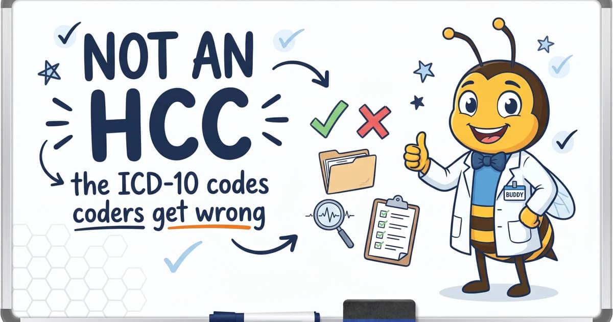 ICD-10 Codes That Do NOT Map to HCC, The List Coders Keep Getting Wrong