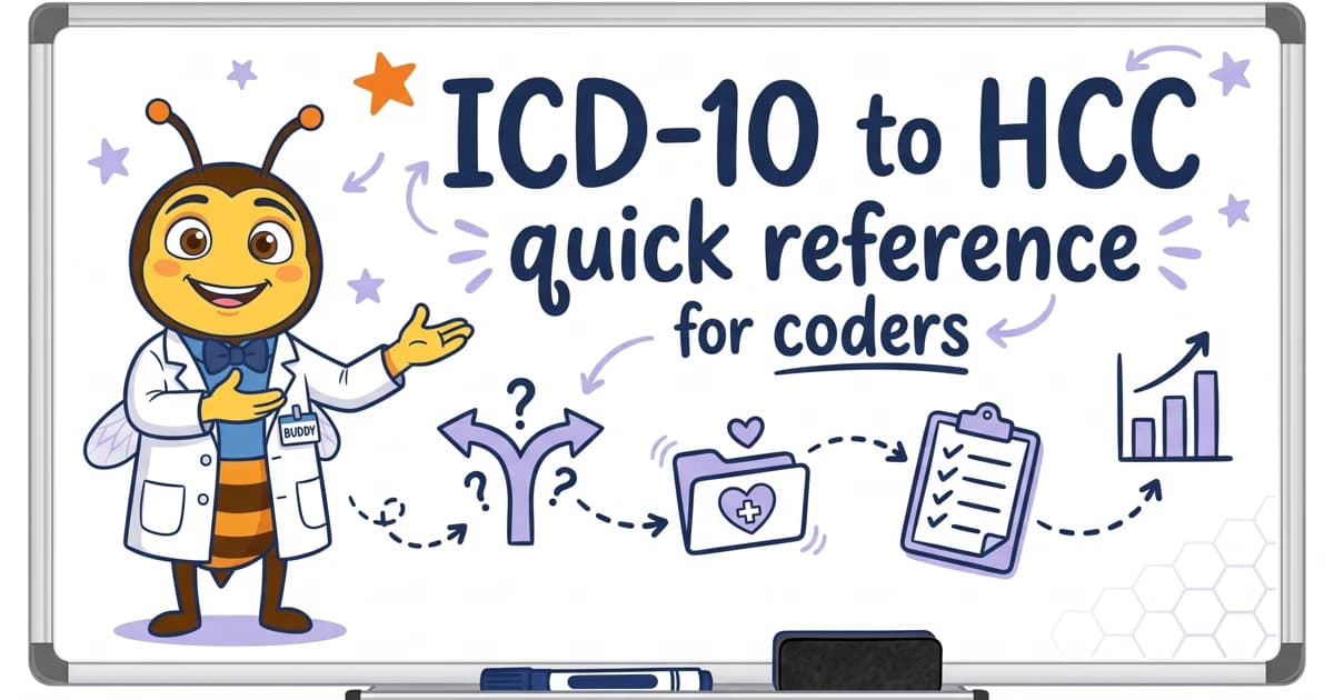 ICD-10 to HCC Mapping Quick Reference
