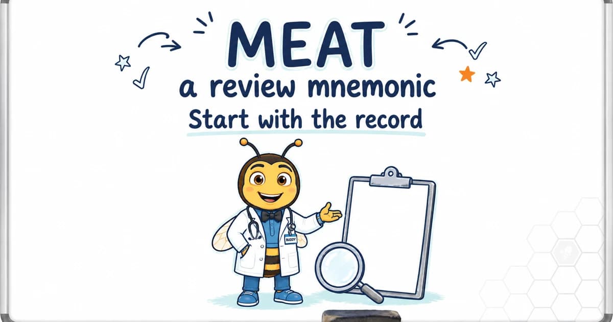 MEAT Documentation Review: Uses, Limits, and Chart Examples