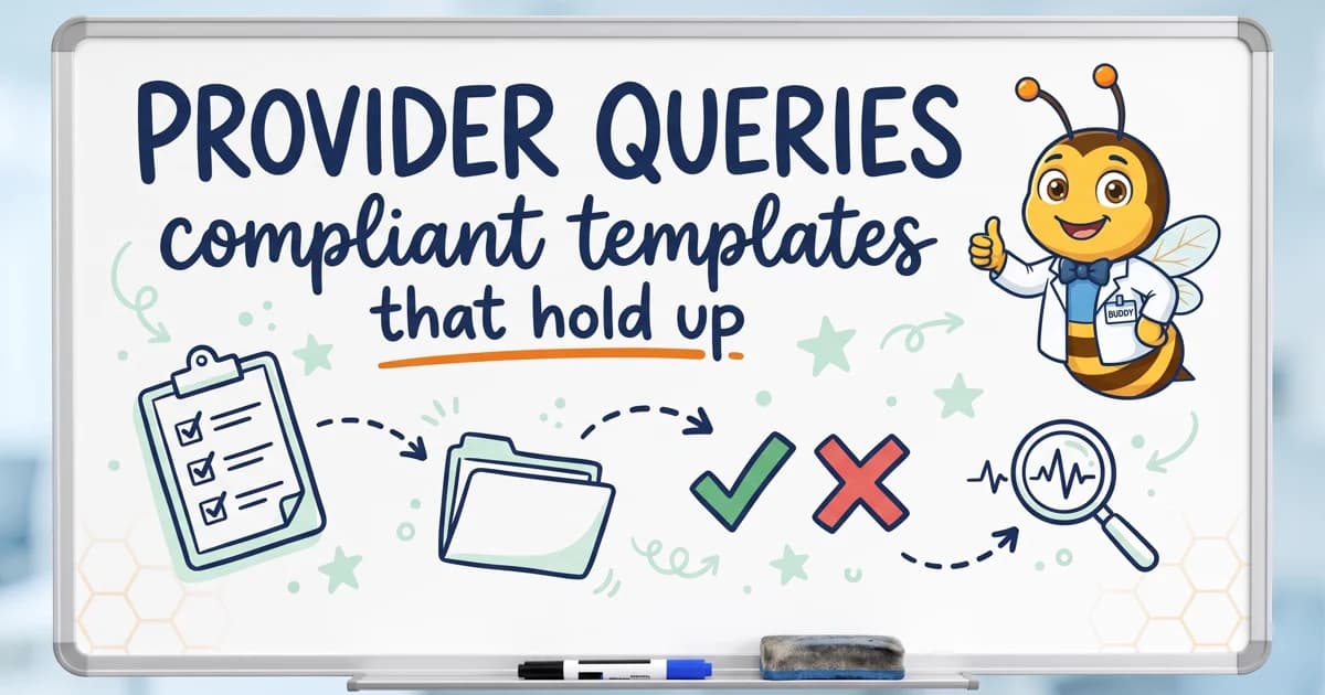 Provider Query Templates for Risk Adjustment Coders (Compliant Examples)
