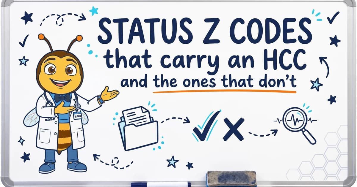 Status (Z) Codes That Carry an HCC Under V28, and the Ones That Don't