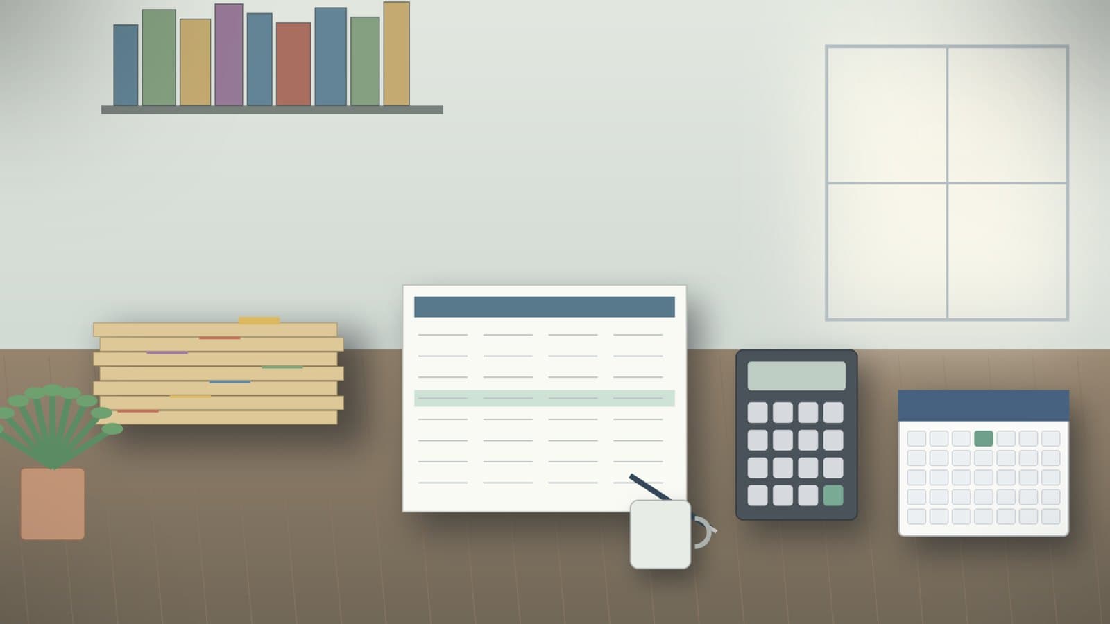 An inpatient psychiatric facility billing desk with claim folders, a rate worksheet, and a calendar marked for the FY 2027 IPF PPS update