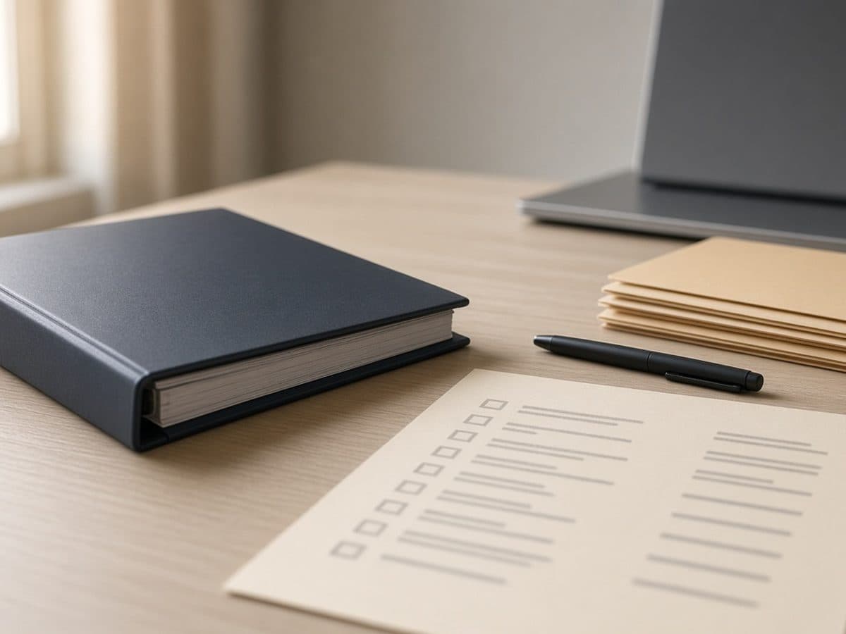 Audit binder and coded diagnosis checklist on a desk, depicting the OIG HumanaChoice high-risk diagnosis audit