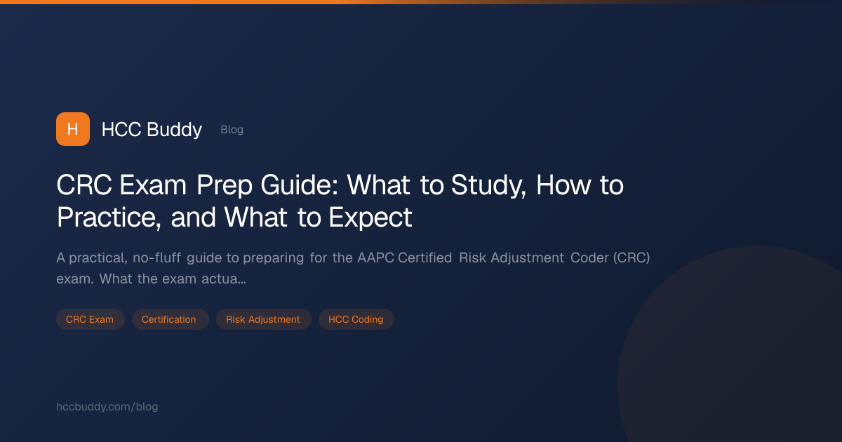 CRC Exam Prep Guide: What to Study | HCC Buddy