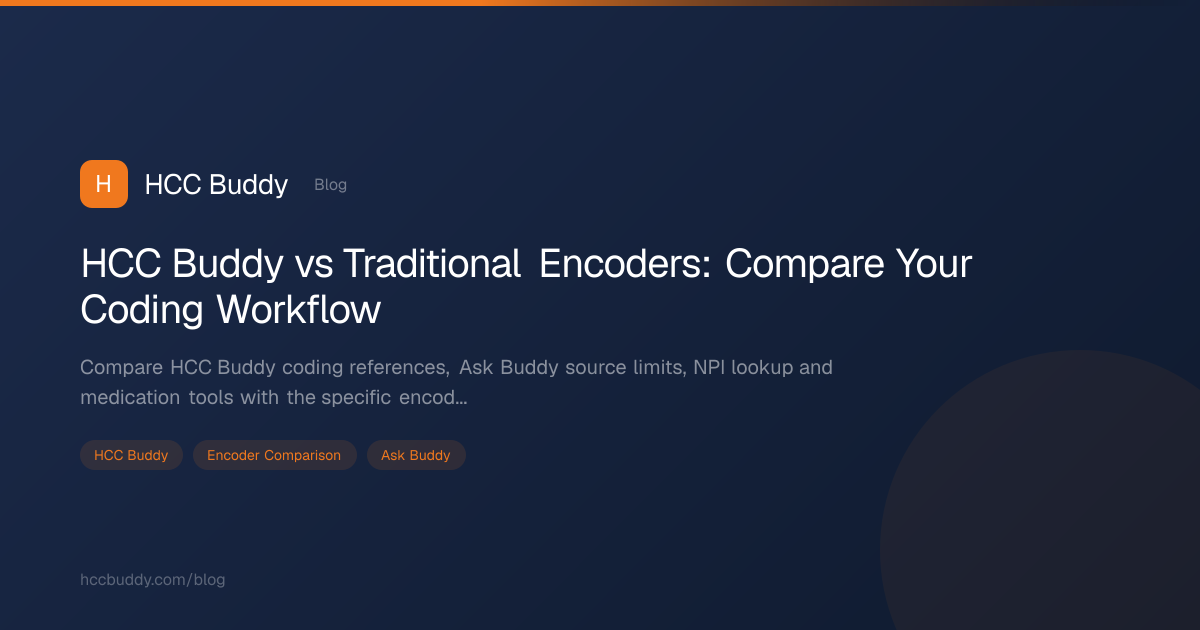 HCC Buddy vs Traditional Encoders: Built for HCC | HCC Buddy