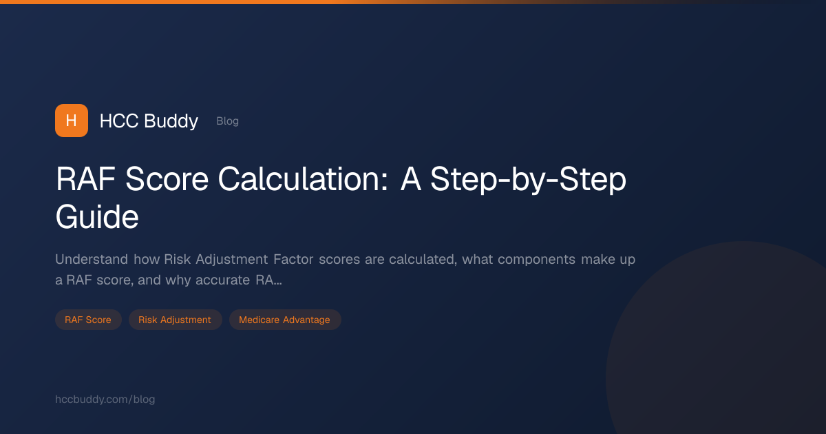RAF Score Calculation: A Step-by-Step Guide | HCC Buddy